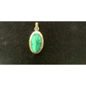 Green stone pendant